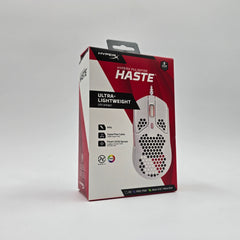 HyperX Pulsefire Haste Wired Gaming Mouse, White and Pink