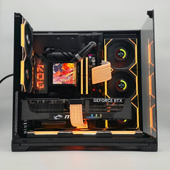 RTX 5090, Ryzen 9800X3D, 96GB DDR5, 4TB NVMe SSD, X870E, OLED Panoramic AIO, Custom Liquid Cooled Gaming PC