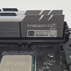 ASUS ROG STRIX X470-F Gaming Motherboard, AMD Ryzen 7 5800X, G.Skill Trident Z RGB 32GB DDR4, 3200MHz RAM Combo