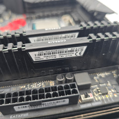 ASUS ROG STRIX Z390-H Gaming Motherboard, Intel Core i5-9600K CPU, Corsair Vengeance LPX 16GB DDR4, 3000MHz, CL15, Memory RAM