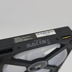 Corsair QX120 RGB 120mm Black Fans for Corsair iCue Link PWM