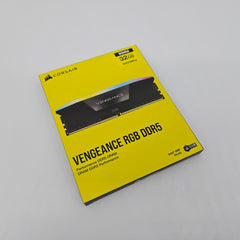 Corsair Vengeance RGB DDR5 32GB RAM, 6000MHz, 2x16GB, CL36-36-36-76, New Sealed