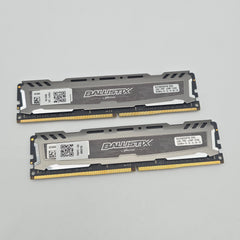 Crucial Ballistix Sport LT 32GB DDR4, 2400MHz, CL16-16-16-39, Desktop Gaming Memory RAM (2x16GB)