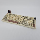 EPOMAKER RT100 Retro Mechanical Gaming Keyboard, RGB, Wireless, Hotswap Screen, Flamingo Pink Switches