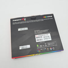 G.Skill Trident Z5 RGB 32GB DDR5 Silver, 7800MHz, CL36-46-46-125, Desktop Gaming Memory RAM (2x16GB)