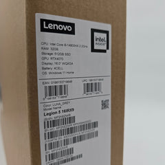 New Lenovo Legion, RTX 4070, Intel i9-14900HX, 32GB DDR5, 512GB NVMe, 16" QHD+ 165Hz, Brand New