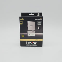 Lexar Professional Go 1TB Portable SSD with Hub, External Storage