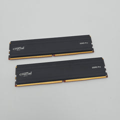 Micron Crucial DDR5 Pro 64GB, 5600MHz, CL46, Desktop Gaming Memory RAM (2x32GB)