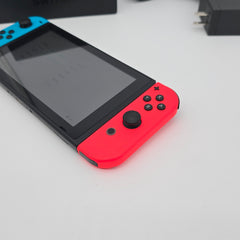Nintendo Switch HAC-001 First Gen w/ Red and Blue Joycons, First Gen Hackable Console
