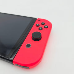 Nintendo Switch OLED, Blue/Red Joycons, Handheld Gaming Console with Dock and Cables