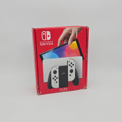 Nintendo Switch OLED White Edition w/ Gray Joycons