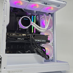 RTX 5070 Ti, 32GB DDR5, Ryzen 7 9800X3D, 2TB NVMe, Liquid Cooled White Gaming PC