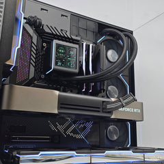 RTX 5080 FE, Intel i9-14900K, 64GB DDR5, 2TB 990 Pro NVMe, Custom Black Liquid Cooled Lian Li Gaming PC