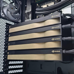 4x RTX PRO 6000 Blackwell 96GB Max-Q, Threadripper Pro 9995WX 96-Core, 512GB DDR5, 32TB Gen 5 NVMe, Custom High End Workstation PC for AI, LLM, ML