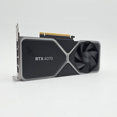 RTX 4070 Founders Edition 12GB, NVIDIA Gaming Graphics Card GPU