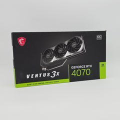 RTX 4070 MSI Ventus 3x OC 8GB, NVIDIA Gaming Graphics Card GPU