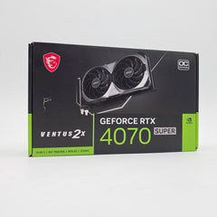 RTX 4070 Super MSI Ventus 2X OC 12GB, NVIDIA Gaming Graphics Card GPU