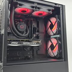 RTX 4070 Super, Ryzen 7800X3D, 1TB NVMe SSD, 32GB DDR5, Custom Black Pre-Owned Liquid Cooled Gaming PC