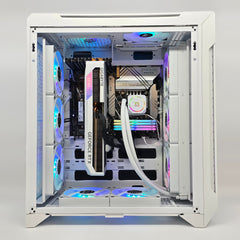 RTX 4070Ti, Intel i9-14900KF, 64GB DDR5, 2TB, Custom White Liquid Cooled Gaming PC