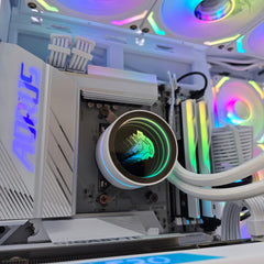 RTX 4090, Ryzen 9 7950X3D, 64GB DDR5, 4TB T700 Gen 5.0 NVMe SSD, Hyte Y70 Touch White, Brand New Custom Prebuilt High End Gaming PC