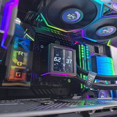 RTX 4090 STRIX, i9-14900K, 64GB DDR5, 6TB NVMe, LCD Lian Li Fans/AIO, Brand New Gaming PC