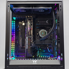 RTX 4090, Ryzen 7900X, 128GB DDR5, Thermaltake Tower Custom Liquid Cooled Gaming PC