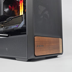 RTX 5070 Ti, Ryzen 9800X3D, 32GB DDR5 RAM, 1TB NVMe SSD, Custom Black Walnut Gaming PC