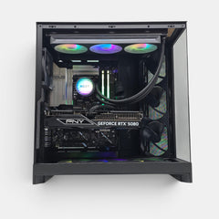 NZXT H9 Flow Gaming PC, RTX 5080, Intel Core Ultra 9 265KF, 2TB, 32GB DDR5, Custom Gaming PC