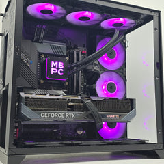 RTX 5080, Intel i9-13900K, 2TB NVMe SSD, 64GB DDR5, Custom Black Liquid Cooled Gaming PC