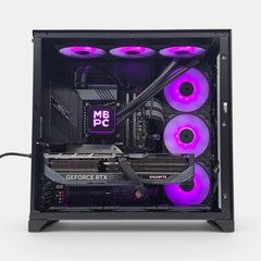 RTX 5080, Intel i9-13900K, 2TB NVMe SSD, 64GB DDR5, Custom Black Liquid Cooled Gaming PC
