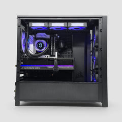 RTX 5080, Ryzen 9800X3D, 4TB NVMe SSD, 32GB RAM, Custom Black Liquid Cooled Gaming PC