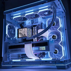 RTX 5090, Ryzen 9800X3D, 4TB NVMe SSD, 64GB DDR5, Custom White Liquid Cooled Gaming PC