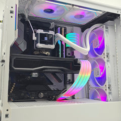 RX 7900 XT, Ryzen 5800X, 256GB NVMe SSD, 32GB RAM, Custom White Liquid Cooled Gaming PC