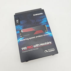 Samsung 990 Pro 1TB with Heatsink, M.2 NVMe Gen4 Internal Solid State Drive Storage SSD
