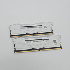 TeamGroup T-Force Delta R 16GB White DDR5, 6000MHz, CL38-38-38-78, Desktop Gaming Memory RAM (2x8GB)