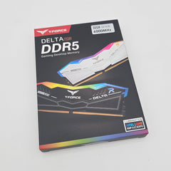 TeamGroup T-Force Delta RGB 32GB DDR5, 6000MHz, Cl30-36-36-76, Desktop Gaming Memory RAM (2x16GB)