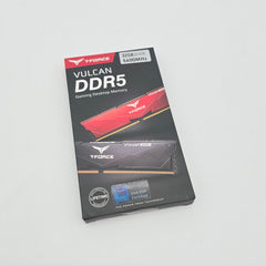 Teamgroup T-Force Vulcan 32GB DDR5, 5600MHz, CL32-36-36-76, Desktop Gaming Memory RAM (2x16GB)