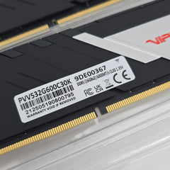 Patriot Viper 32GB DDR5 RAM 6000MHz, CL30, 2x16GB Memory Kit