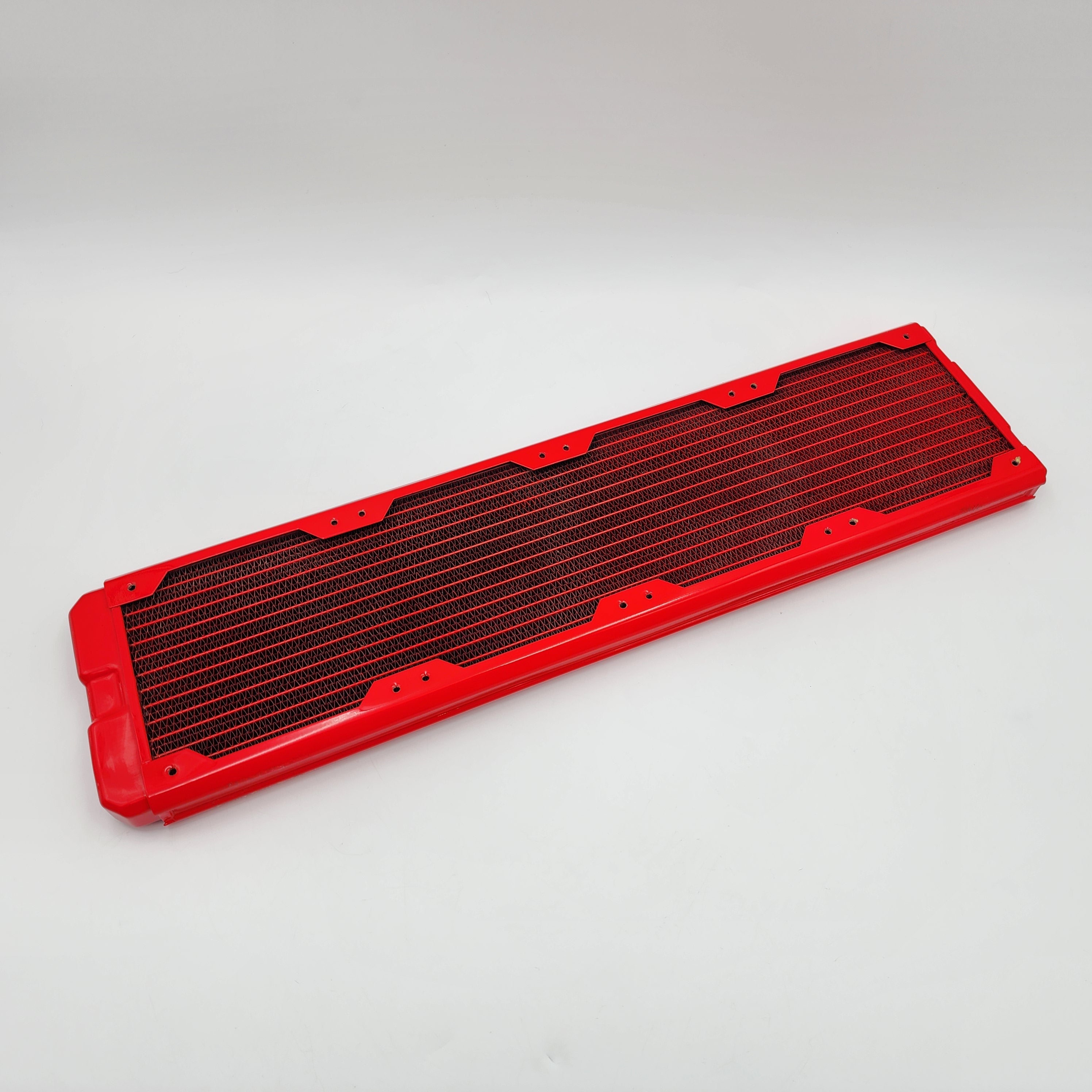 2x 480mm Radiators for Watercooling, XSPC, Red and Black