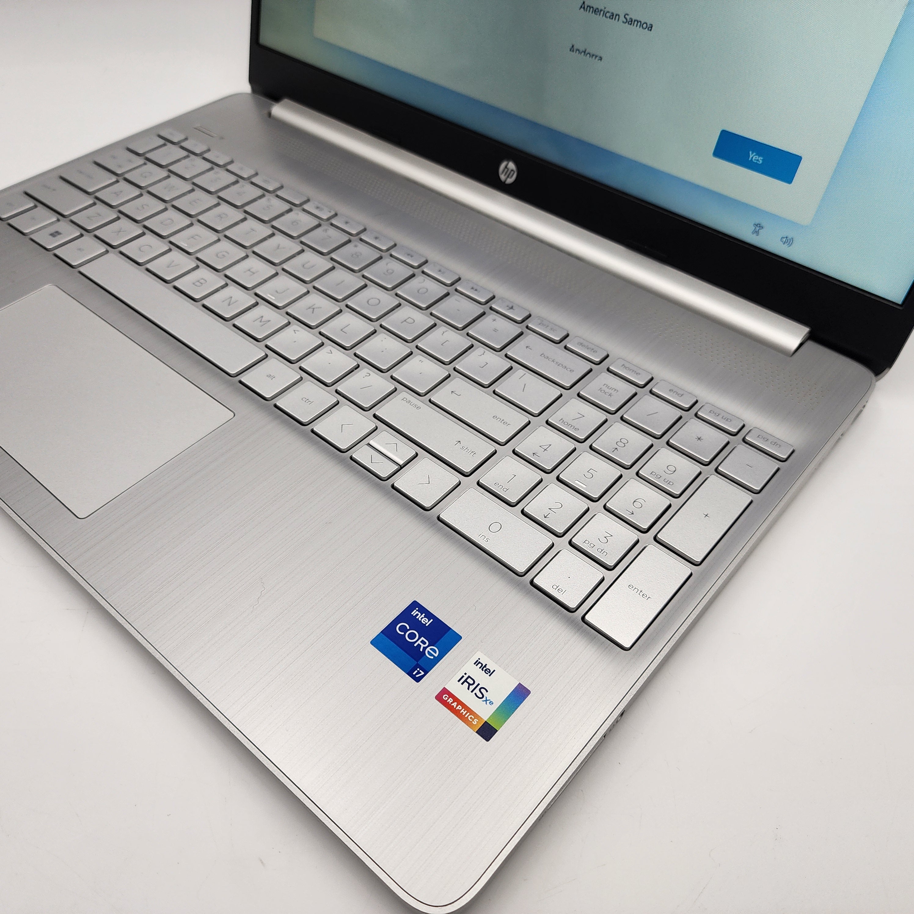 HP Laptop, Intel i7-1165G7, 256GB SSD, 8GB RAM, 15.6" HD Screen, New Laptop