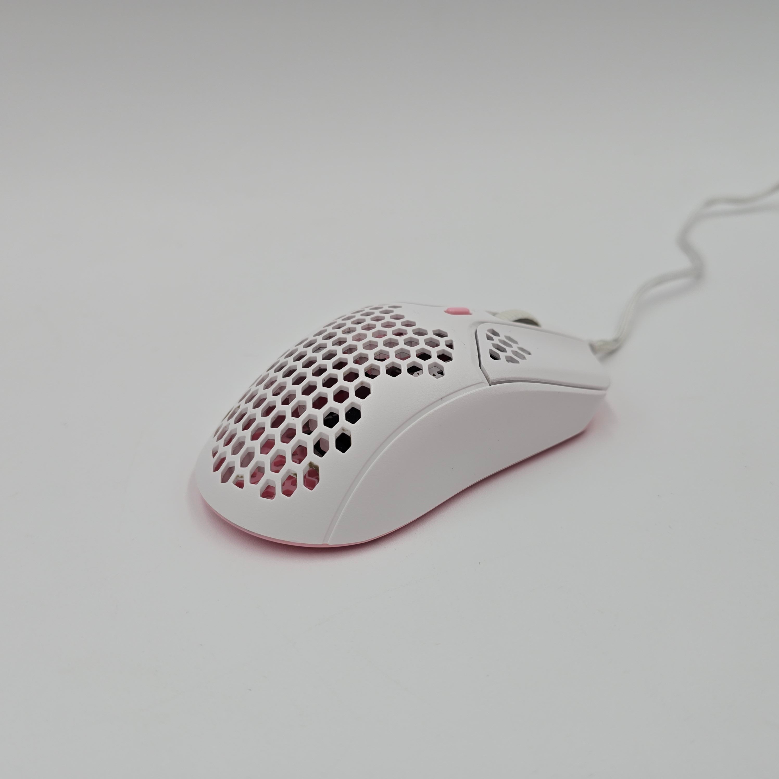 HyperX Pulsefire Haste Wired Gaming Mouse, White and Pink