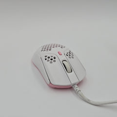 HyperX Pulsefire Haste Wired Gaming Mouse, White and Pink