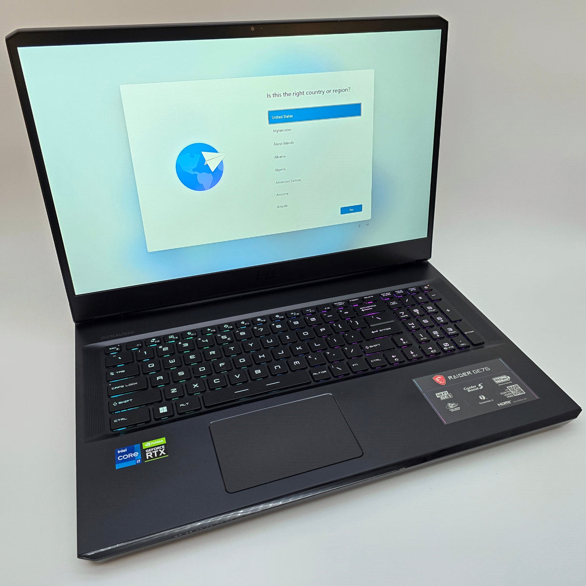MSI Raider GE76, RTX 3080, Intel i7-12700H, 32GB RAM, 2.5TB NVMe SSD, 17.3" 144Hz Gaming Laptop