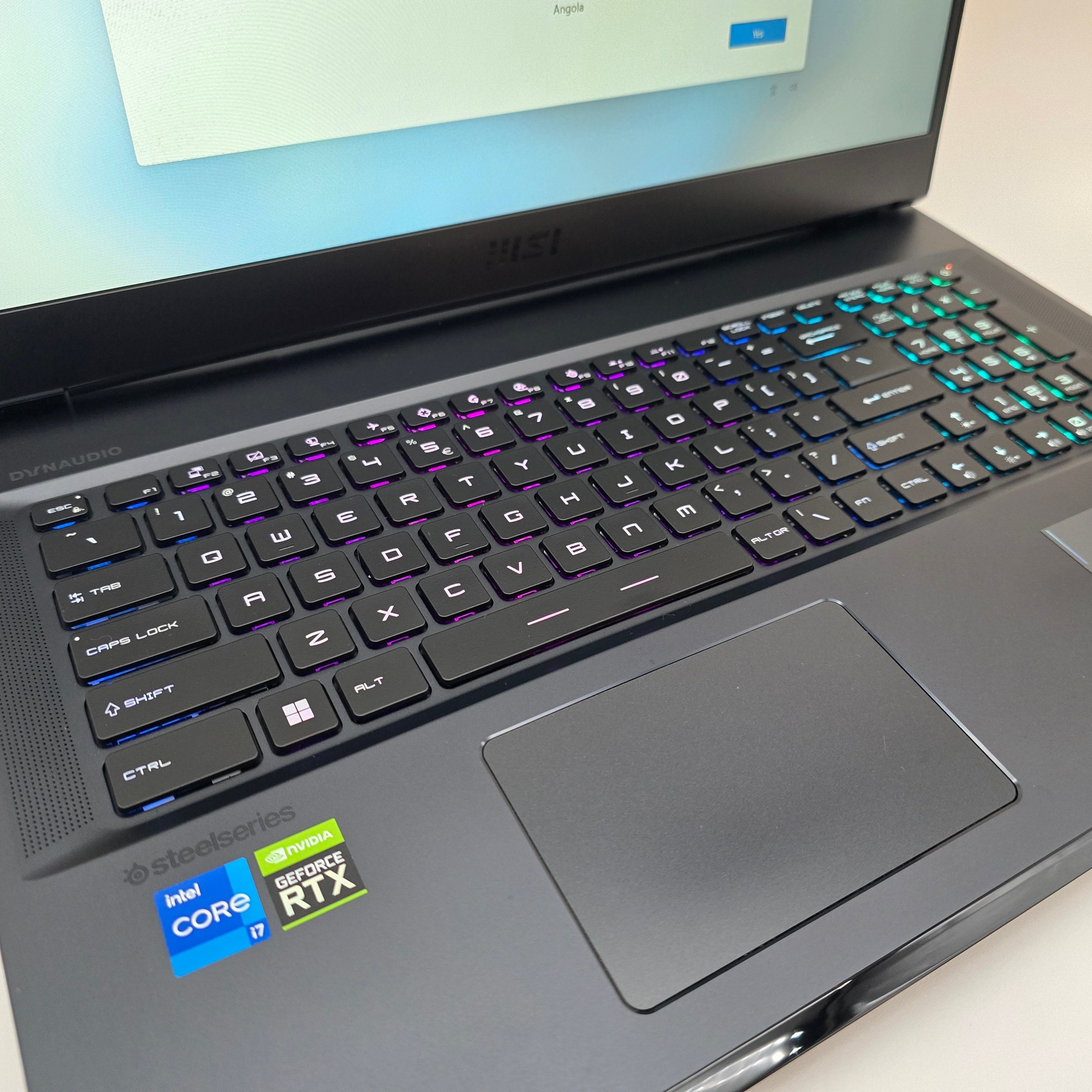 MSI Raider GE76, RTX 3080, Intel i7-12700H, 32GB RAM, 2.5TB NVMe SSD, 17.3" 144Hz Gaming Laptop