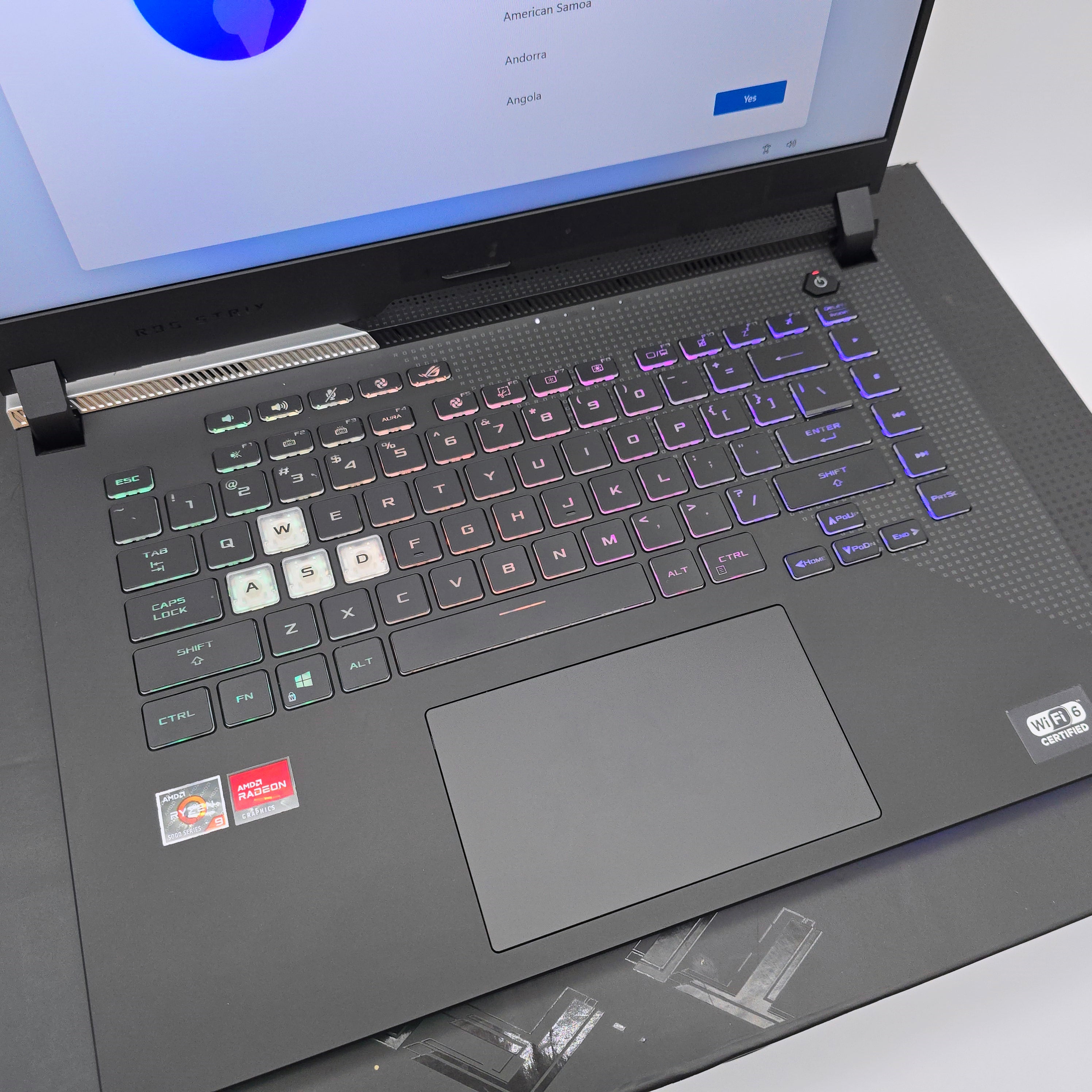 ASUS ROG Strix G15 Advantage Edition, Ryzen 9 5900HX, 16GB RAM, RX 6800M, 300Hz, Gaming Laptop