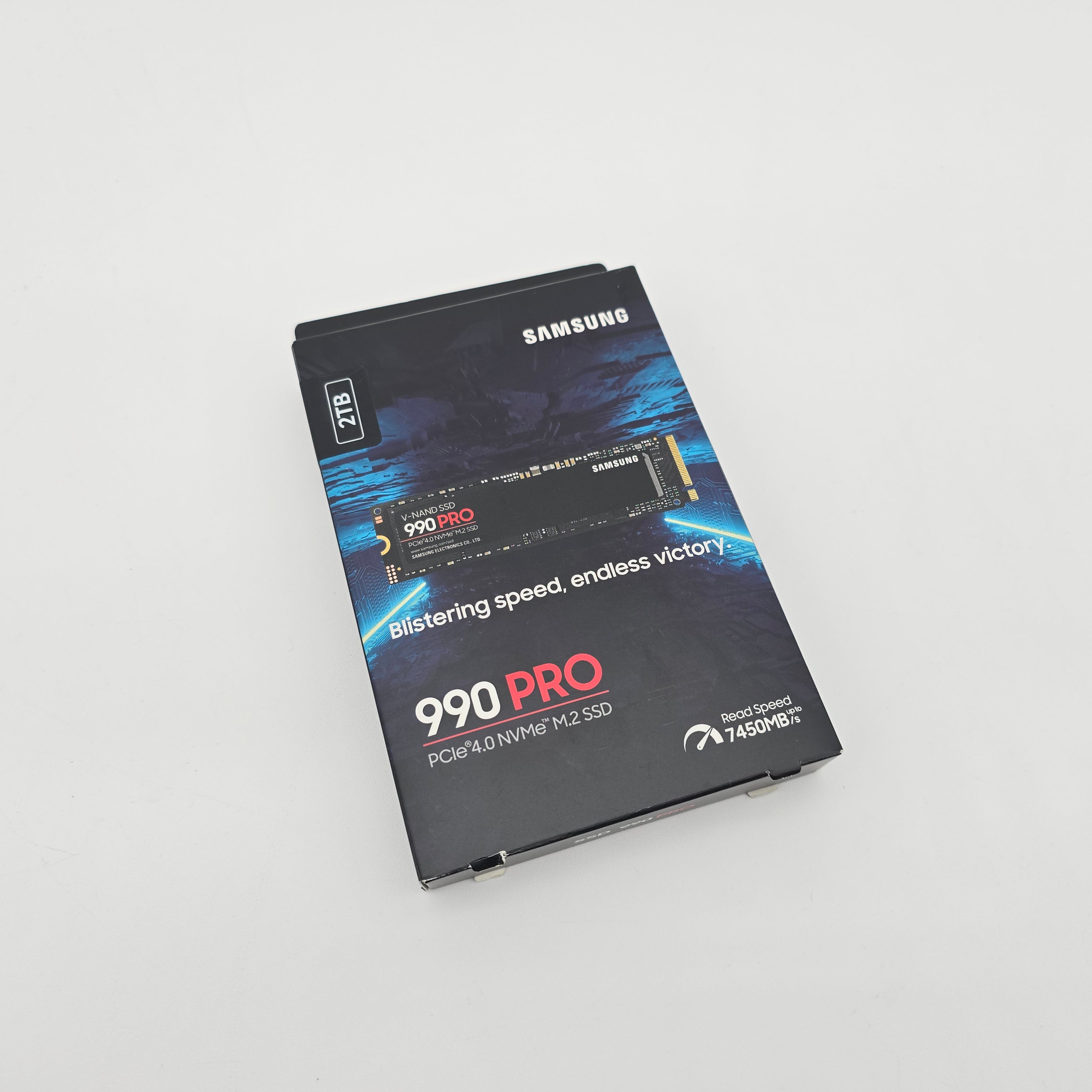 Samsung 990 Pro NVMe SSD 2TB, 7,450 MB/s PCIe Gen4, M.2 2280 Internal Solid State Hard Drive