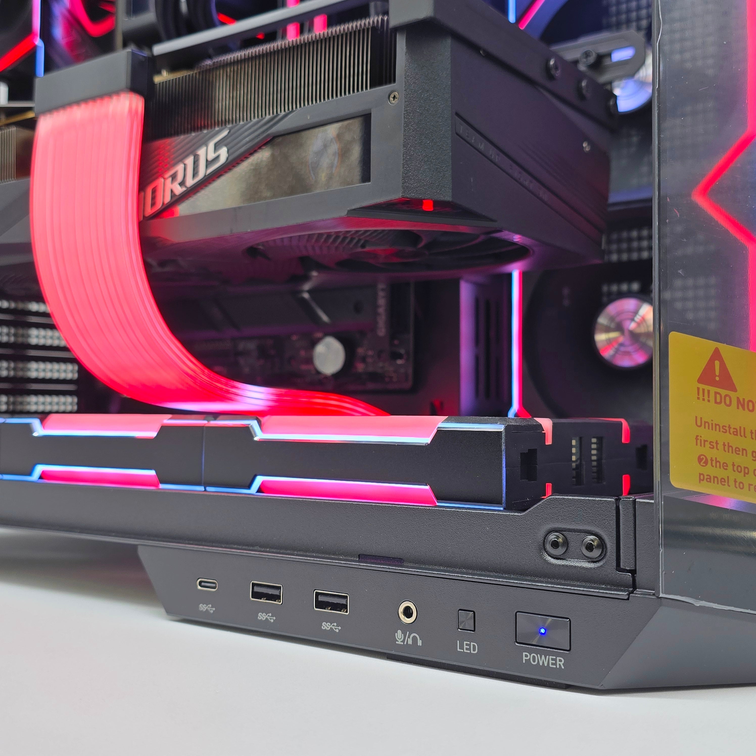 RTX 4090, Intel i9-14900K, 64GB DDR5, 4TB NVMe, Custom LCD Liquid Cooled RGB Gaming PC