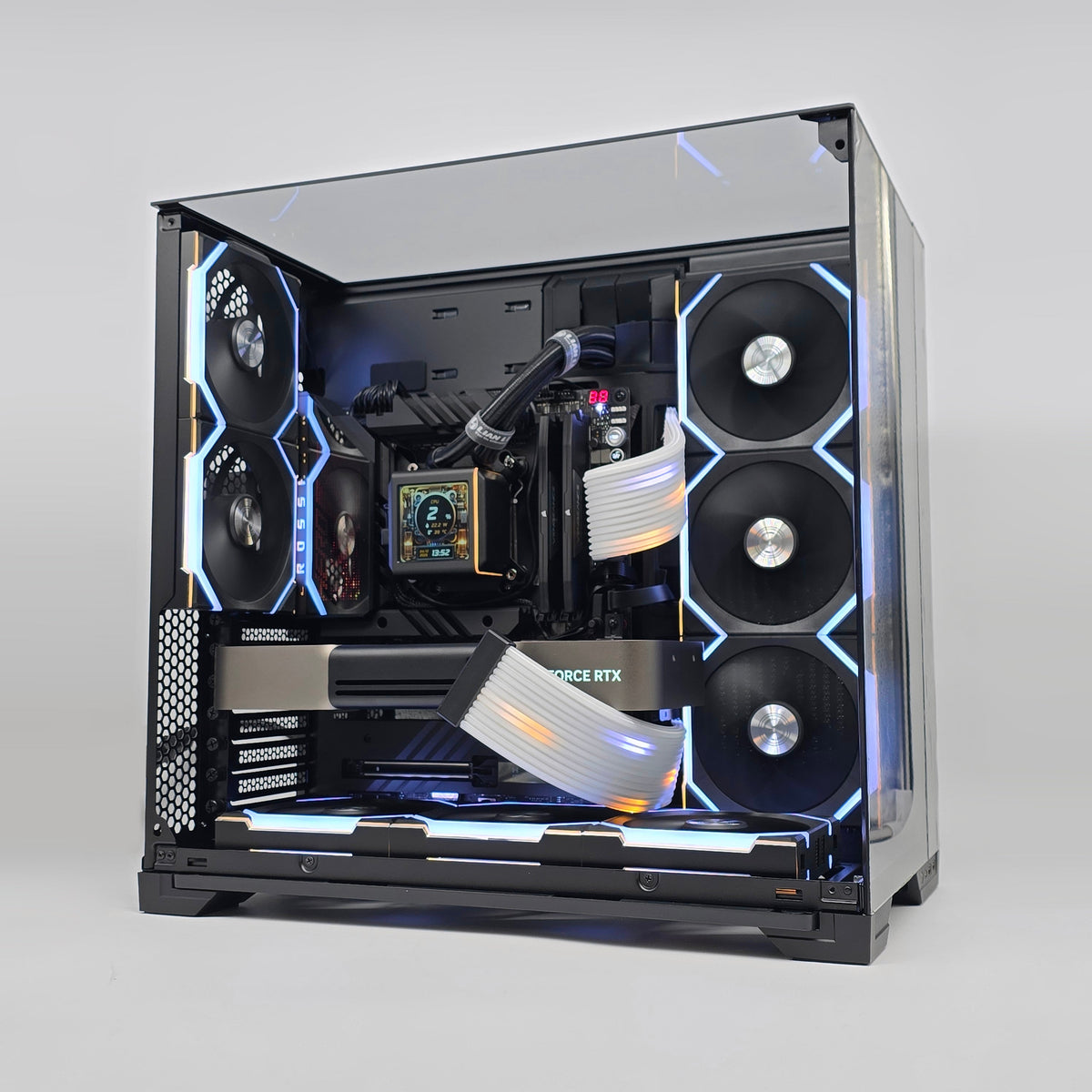 RTX 5080, Ryzen 9800X3D, 64GB DDR5, 2TB NVMe, Custom LCD Liquid Cooled Gaming PC