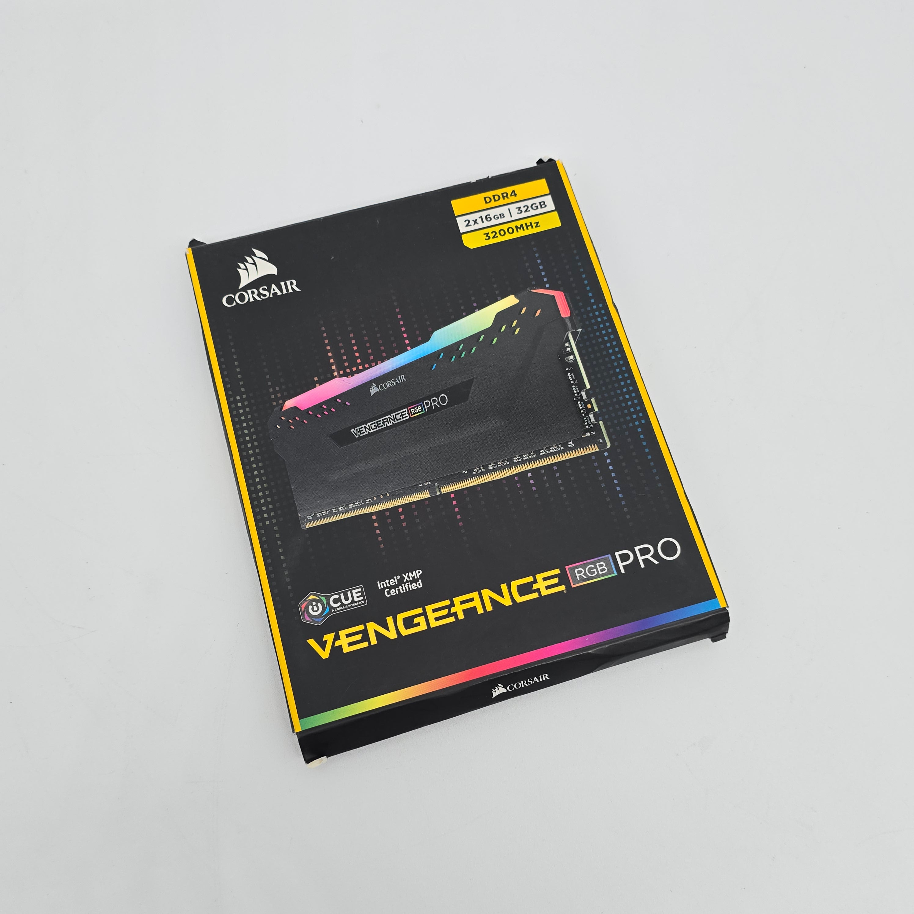 32GB Corsair Vengeance RGB Pro 3200MHz, CL16-18-18-36, 2x16GB Sticks, DDR4 Desktop Memory