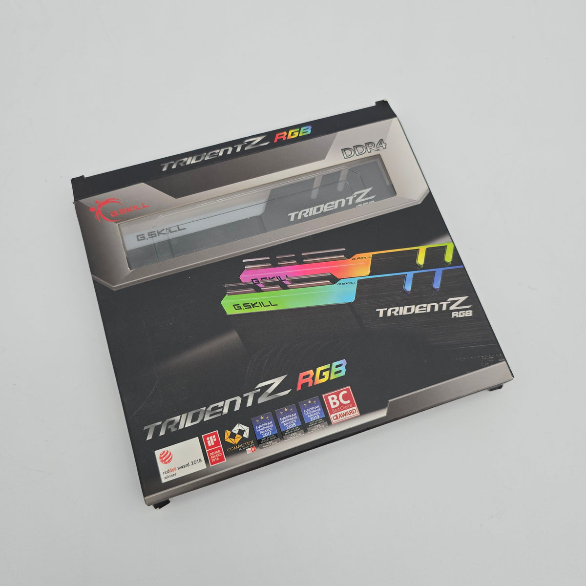 32GB DDR4 G.Skill TridentZ RGB 3600MHz, 2x16GB Sticks, CL18-22-22-42 Timing